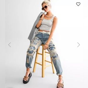 Free People Dessert Rose Jeans ✨